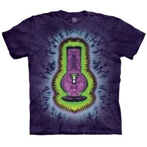 The Mountain Purple Tie Dyed Tee